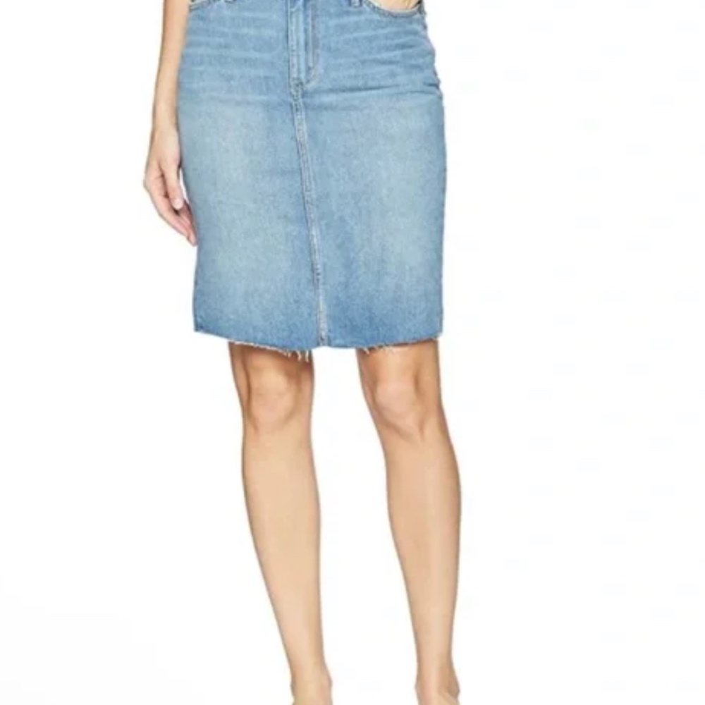 Sam Edelman 'The Riley' Skirt Medium Wash Raw Hem Denim Jeans Size 29
